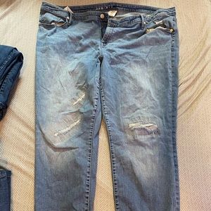 Ava & Viv distressed skinny jeans